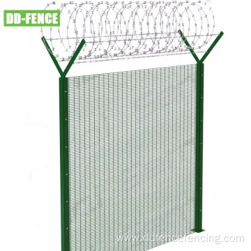 Welded 358 Anti Climb Cut Metal Fence